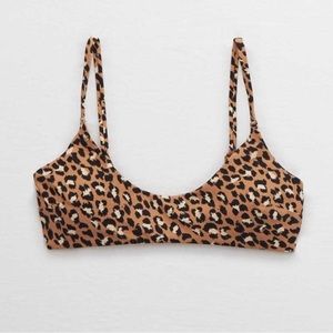 Cheetah print bikini top